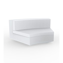 Table Basse Vondom Design Vela Ronde Blanc