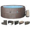 Spa portátil NetSpa VITA PREMIUM de 6 lugares com mobiliário