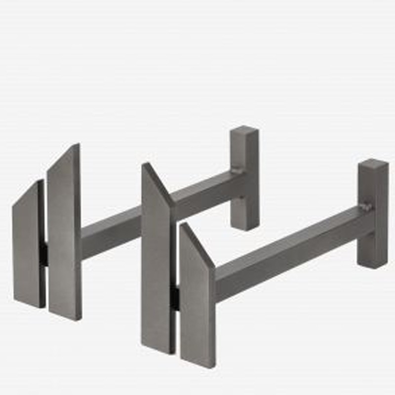 Chenets Senso Gris Acier Dixneuf Design Chenets Senso Gris Acier Dixneuf Design