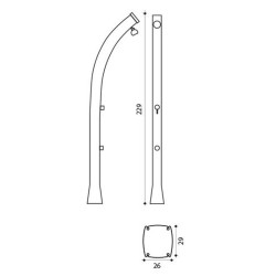 Douche Solaire Formidra Happy Anthracite 44L