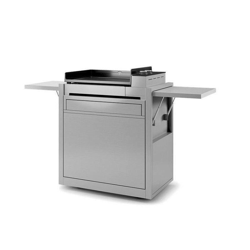 Chariot Forge Adour pour Plancha Premium 60 en Inox Fermé Chariot Forge Adour pour Plancha Premium 60 en Inox Fermé