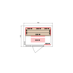 Infrarot-Sauna Apollo Quartz 2 Plätze Frankreich Sauna