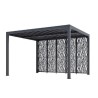 Pergola Bioclimatique Lames Orientables 11m2 et Brise-Vue façade 3.6m