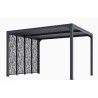 Lâminas orientais bioclimáticas pergola 11m2 e fachada brise-vue 3.6m
