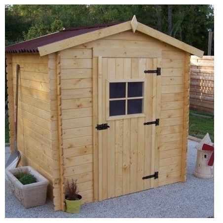 Garden Shelter Solid Wood Habrita 3,08 m² com piso e 20mm