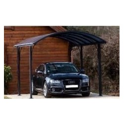 Carpot 1 Auto 3,05x4,85m aus Aluminium und Polycarbonat 6mm ANTI-UV Habrita