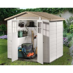 EVO 240 rifugio giardino in resina di 4,90m2