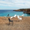 Lot de 4 Fauteuils Vondom Ibiza avec accoudoirs Blanc