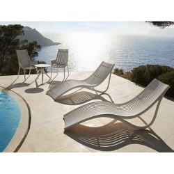 Lot de 4 Fauteuils Vondom Ibiza Revolution Noir Manta