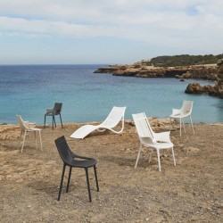 Lot de 4 Tables basses Vondom Ibiza blanc Milos