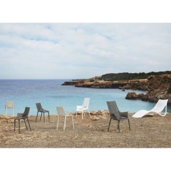 Lot de 4 Tables basses Vondom Ibiza blanc Milos