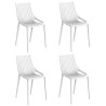 Lot de 4 Chaises Vondom Ibiza Blanc