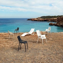 Lot de 4 Chaises Vondom Ibiza Ecru