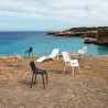 Lot de 4 Chaises Vondom Ibiza Ecru