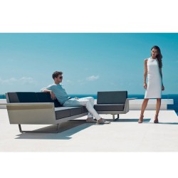 Canapé Vondom Delta sofa blanc 3 places