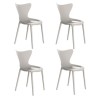 Lot de 4 Chaises Love Vondom Cala écru