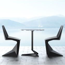 Lot de 4 Chaises Vondom Voxel Futuristes Blanc