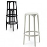 Lot de 4 tabourets de Bar Brooklyn Vondom hauteur d'assise 76 écru