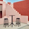 Lot de 4 tabourets de Bar Brooklyn Vondom hauteur d'assise 76 blanc