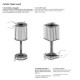 Lot de 2 Lampes Gatsby Cilindro Ambre sans fil Vondom Led