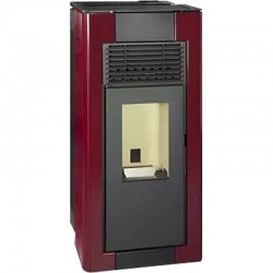 Stufa a pellet Escalor Canalizzabile 12Kw Bordeaux Izar