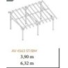 Single-walled Wooden Carport 22m2 with Habrita Roof
