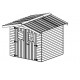 Garden Shed Madeira Thermo Habrita 7,81 m2 com Telhado de Aço