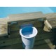 Piscina Legno Ubbink Océa 510 H120 Fodera Blu