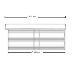 Garage en bois Habrita 21m2 en Epicea massif