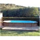 Piscine Bois Ubbink Océa 470X860 H130cm Liner Bleu