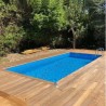 Piscine Bois Ubbink Linéa 500x1100 H140cm Liner Bleu
