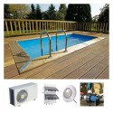 Pool Holz Ubbink Urban Pool 250x450 H140 Grey Liner