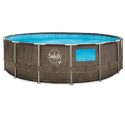 Pool Swing Elite Round Design rattan 457x122 com orifício