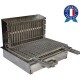 Barbecue au Charbon de Bois Encastrable Tout Inox avec Grille