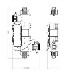 Trattamento UV di Pool Pro Pool Plus Vulcan 55W 50m3