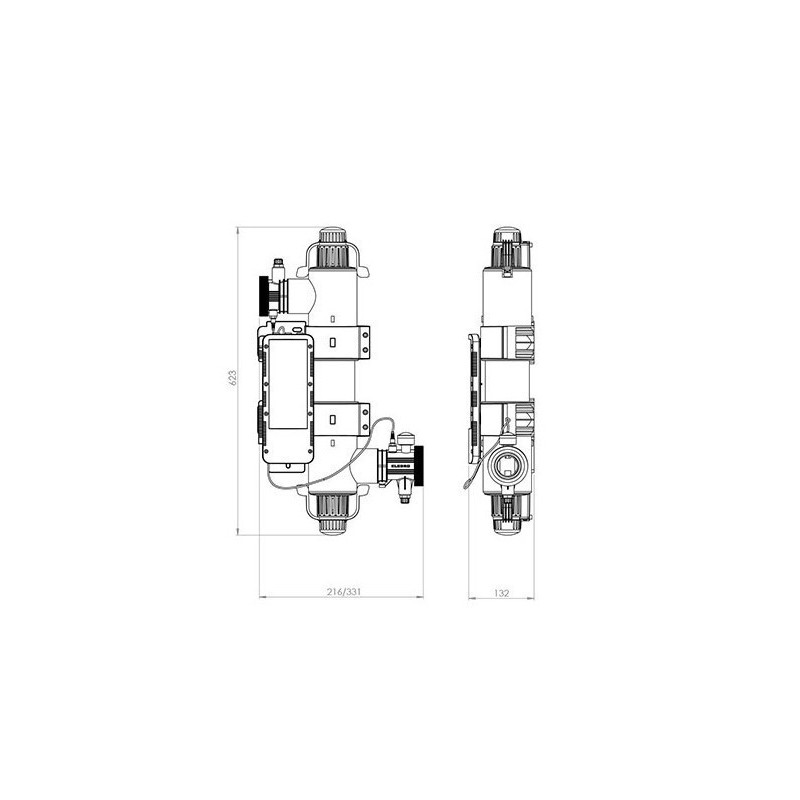 Tratamiento UV de Pool Pro Pool Plus Vulcan 55W 50m3