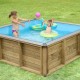 Piscina legno per bambini Pistoche 2 x 2m