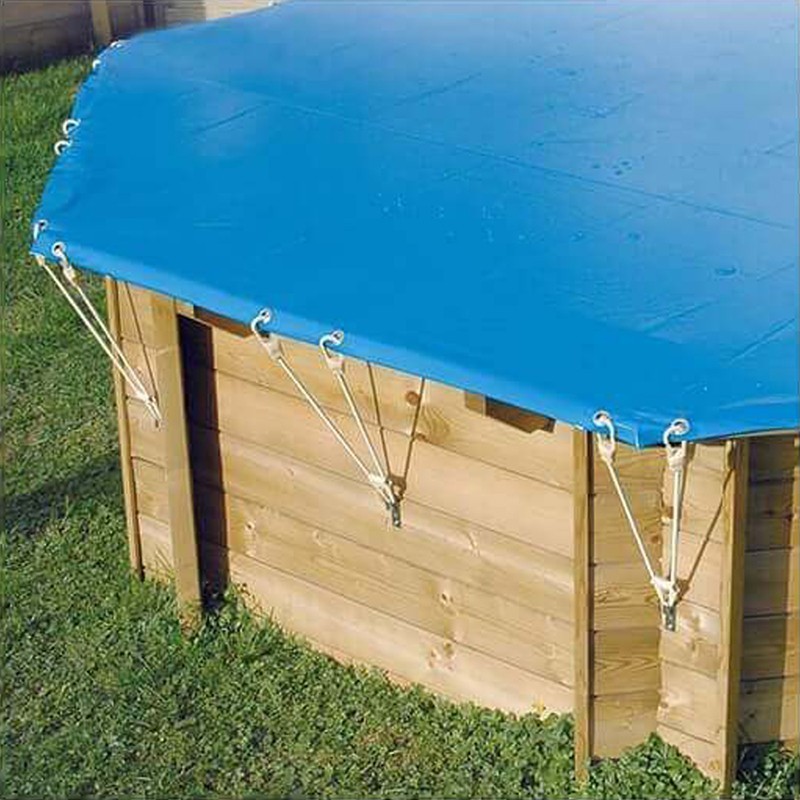 Bâche de sécurité piscine Ubbink 580 NF P 90-308 Bâche de sécurité piscine Ubbink 580 NF P 90-308