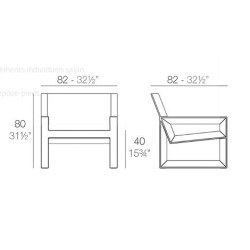 Móveis de jardim Blow Vondom branco