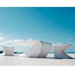 Ala mesa de Vondom blanco mate