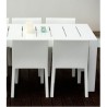  Jut Mesa 90 Tisch hoch Vondom grau