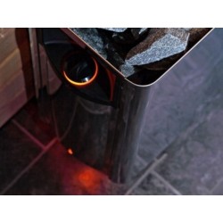 Fogão de aço preto Harvia Wall 8 kw para sauna a vapor
