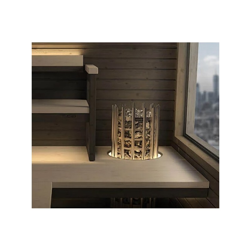 Fogão de aço preto Harvia Wall 8 kw para sauna a vapor