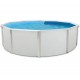 Round above ground pool TOI Prestigio Anthracite 460x132 with complete kit