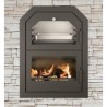 Fogão a Lenha Ferlux com Forno 60 Forno Embutido16kW com vidro