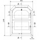 Ferlux houtkachel met Forno 60 Inbouwoven16kW met glas