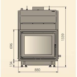 Kaminkessel Ferlux Holzkessel K100 40kW