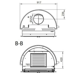 Kaminkessel Ferlux Holzkessel K100 40kW