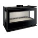 Wood insert Ferlux Panoramic 90 with 3 glazed sides 18 kW