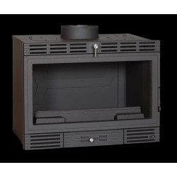 Insert à Bois Ferlux Siris en Fonte avec Turbo 16 kW